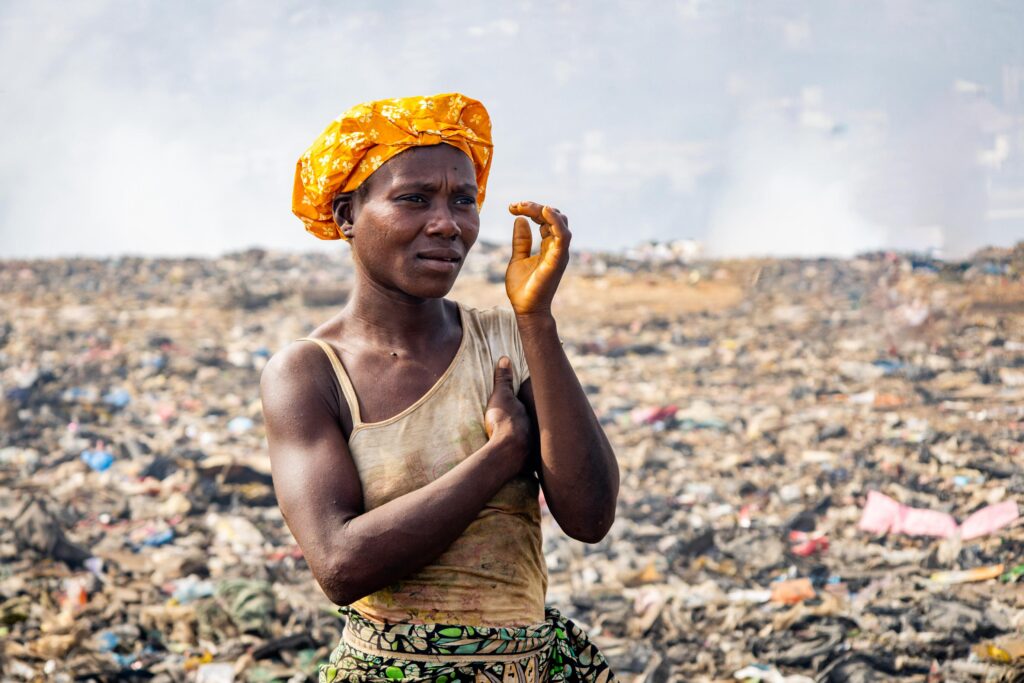 Documentary photograph of Tiyayo, Freetown, Sierra Leone; Greener Pastures project by James Tamba-Martha